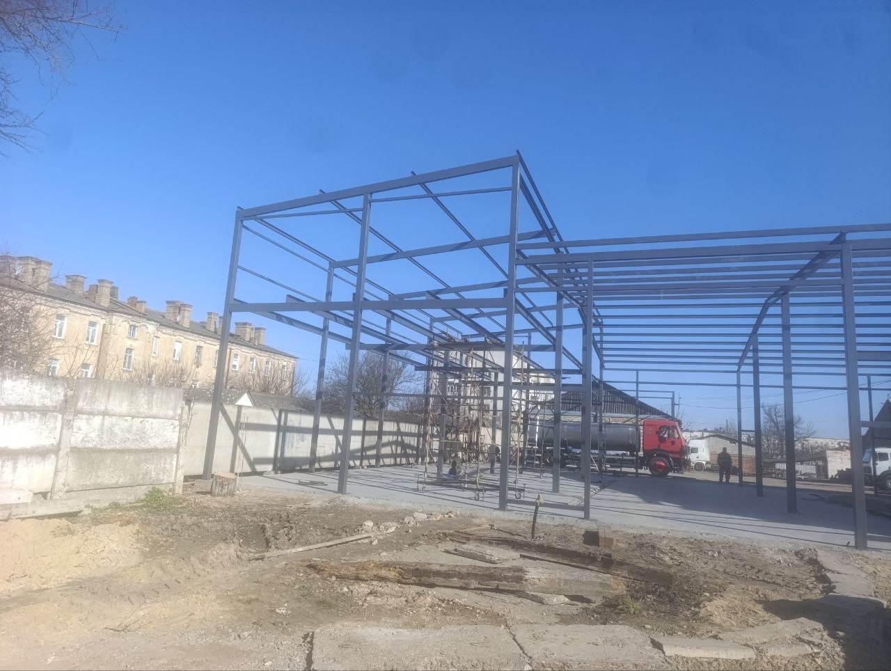Каркас на цегляній основі