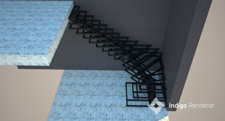 Ажурні сходи · 3D-візуалізація