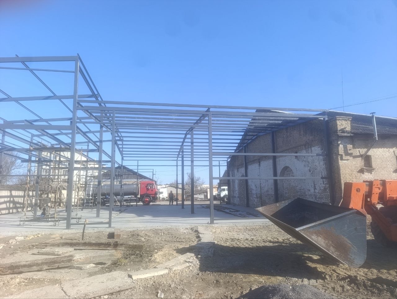 Каркас прибудови · реконструкція